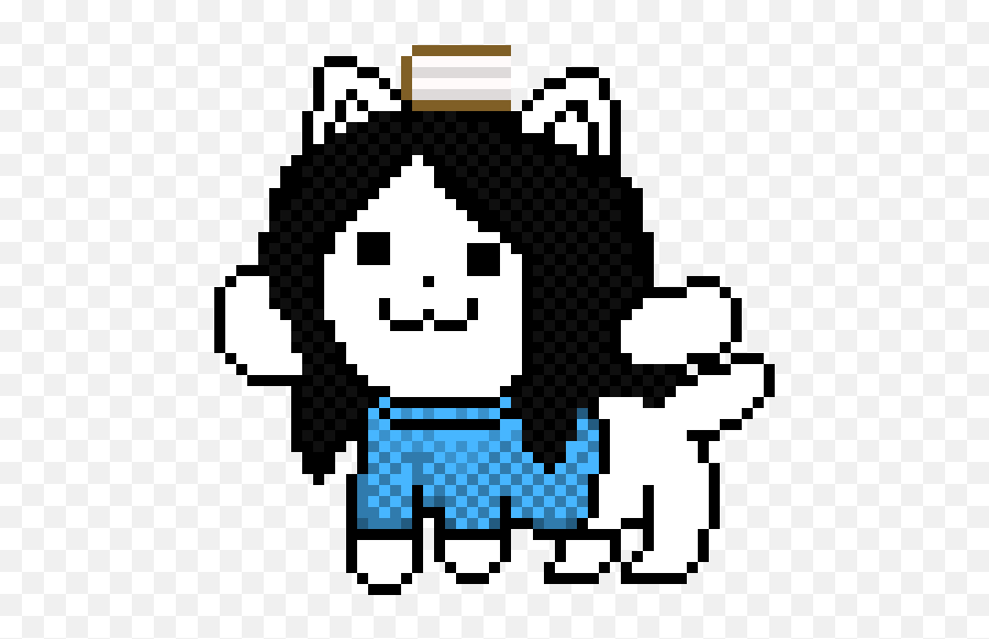 Pixel Art Gallery - Temmie Undertale Emoji,Temmie Emoji