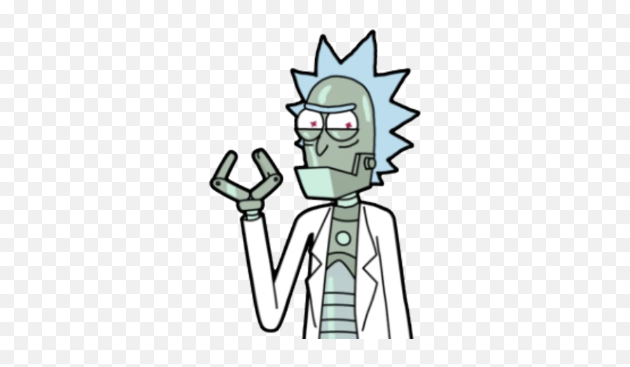 Feeling Rickcharged - Rick And Morty Evil Rick Emoji,Rick And Morty Emojis