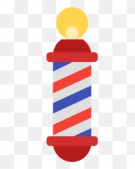 Barber Pole Icon Clipart - Horizontal Emoji