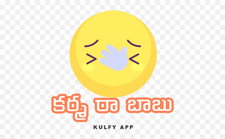 Karma Raababu Sticker - Emoji Text Stickers Kulfy Happy,Emoji To Text