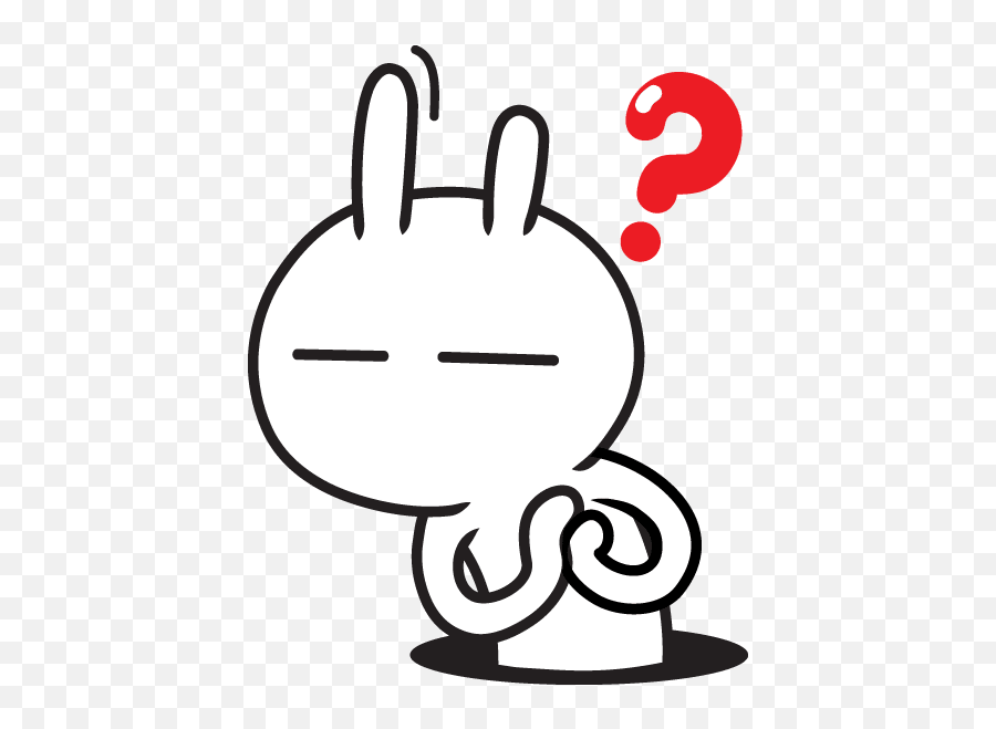 Download Facebook Sticker Tuzki Rabbit Png Download Free Hq - Facebook Sticker Png Emoji,Emoji Stickers For Facebook