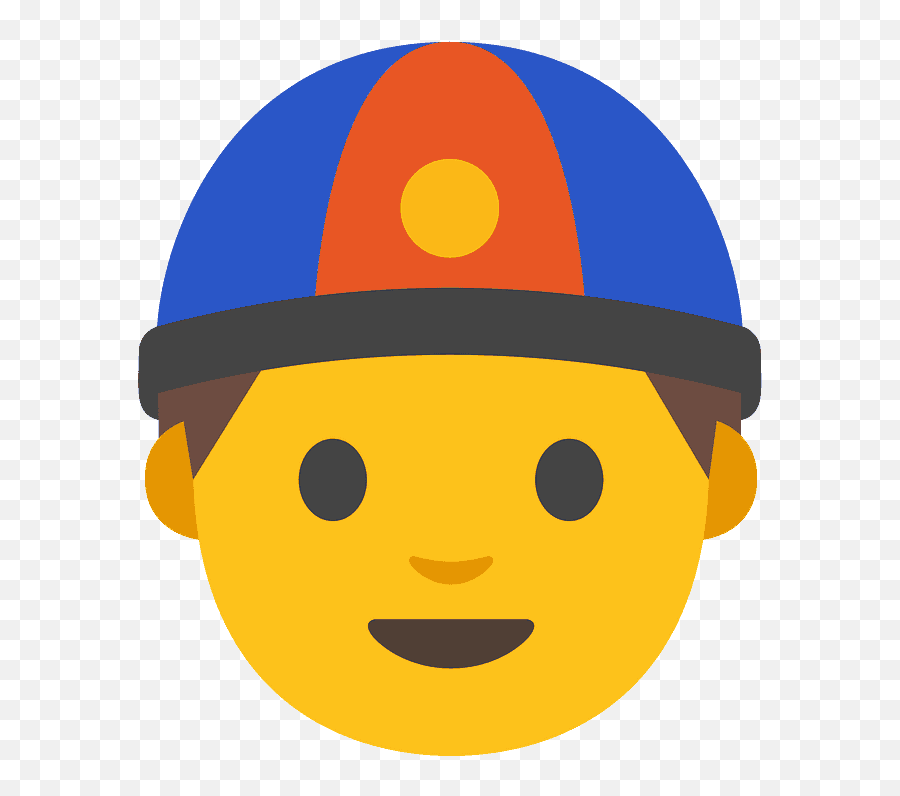 Person With Skullcap Emoji Clipart Free Download - Emoji De Un Rey,Emoticon Person
