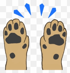 Lion Raise Paws Emoji - Cartoon,Paw Emoji
