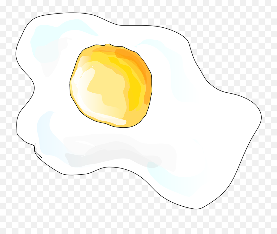 Egg Fried Yolk Breakfast Food - 300 X 240 Px Emoji,Frying Pan Emoji