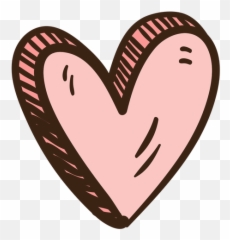 Vector Heart Transparent Png Clipart - Doodle Emoji