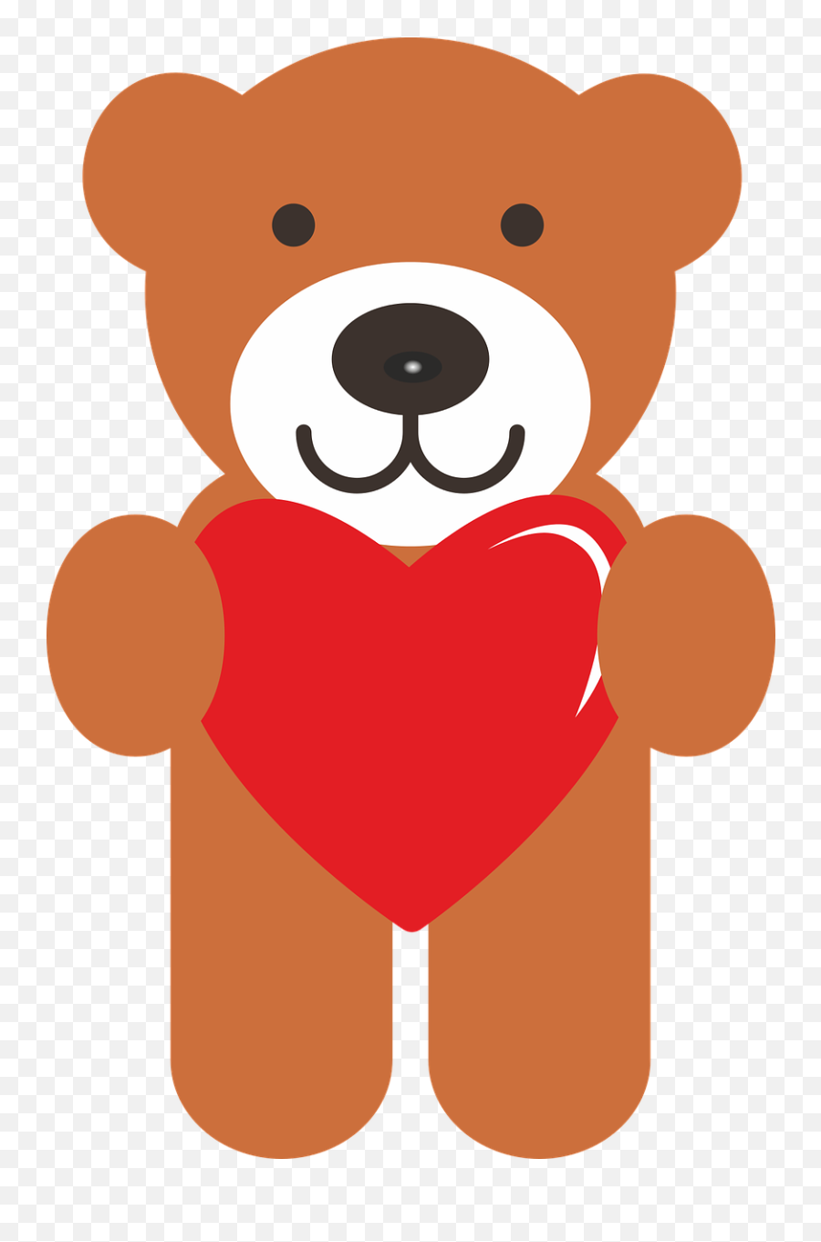 Teddy Bear Valentine Love Cuddly Bear - Teddy Bear Graphic Emoji,Bear Hug Emoji