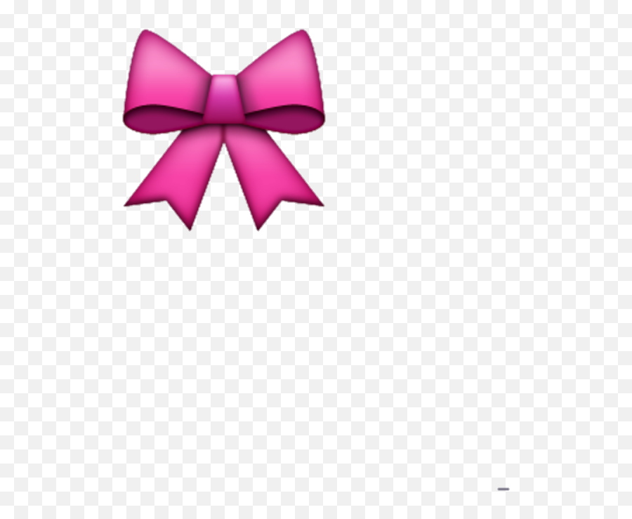 Bow Emoji Cute - Pink Bow Emoji Png,Purple Ribbon Emoji