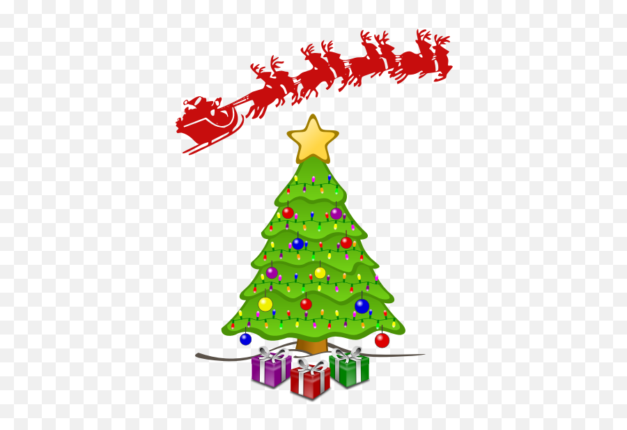 Christmas Time Revised - Christmas Tree Clip Art Large Emoji,Weed Plant Emoji