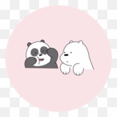 Panda Bear Animals Cute - We Bare Bears Wallpaper Love Emoji