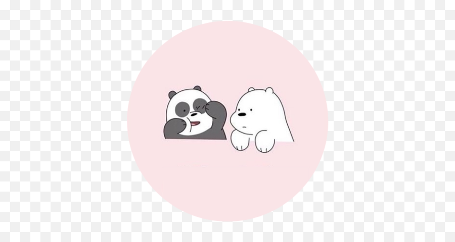 Panda Bear Animals Cute - We Bare Bears Wallpaper Love Emoji,Panda Bear Emoji