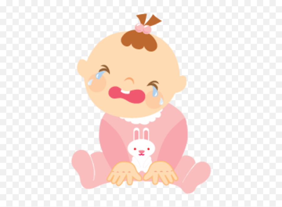 Hi Clipart Outgoing Girl Hi Outgoing - Crying Baby Clipart Transparent Emoji,Outgoing Emoji