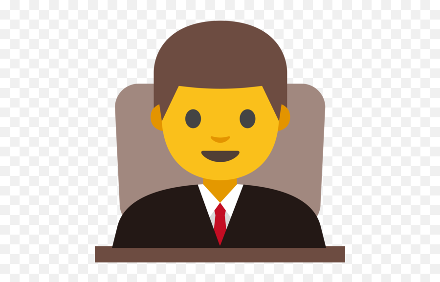 Man Judge Emoji - Juez Emoji,Judge Emoji