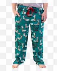 Llama Unisex Pj Pants - Pajamas Emoji,Emoji Pants Men