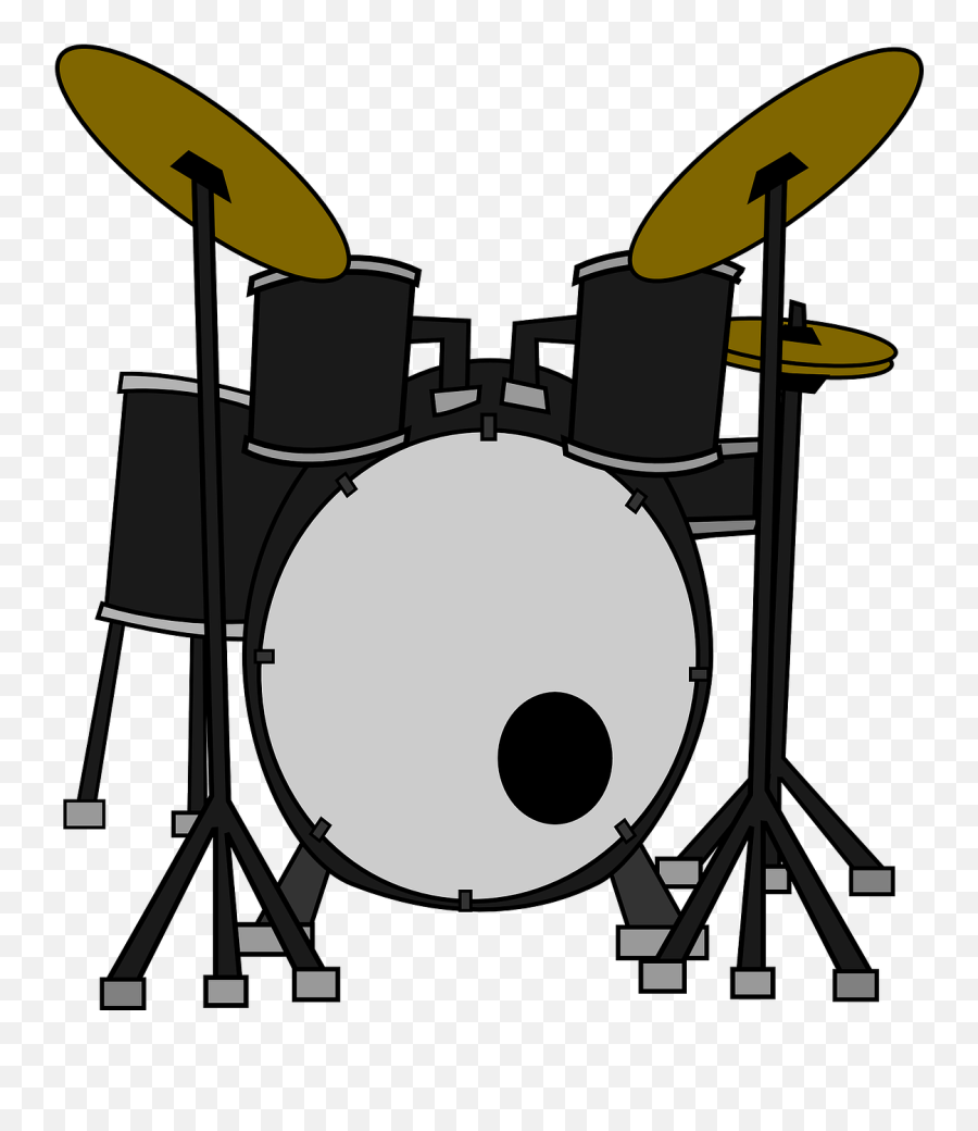 Drums Instruments Music Set Percussion - Drums Clip Art Emoji,Drum Set Emoji