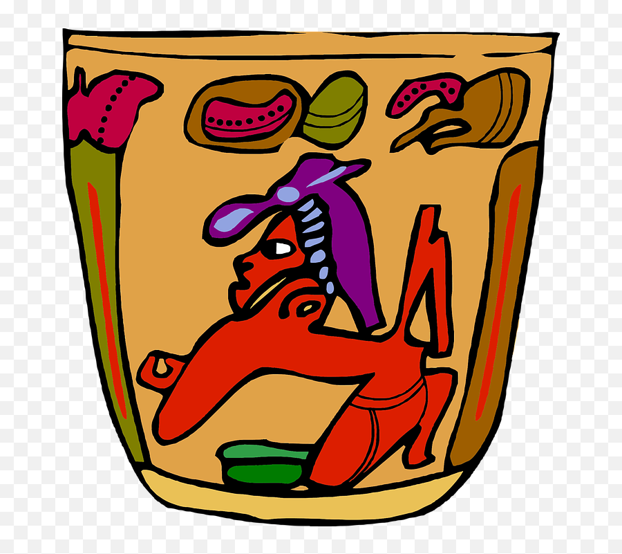 Mayan Traditional Vase - Clip Art Emoji,Smoking Pot Emoji