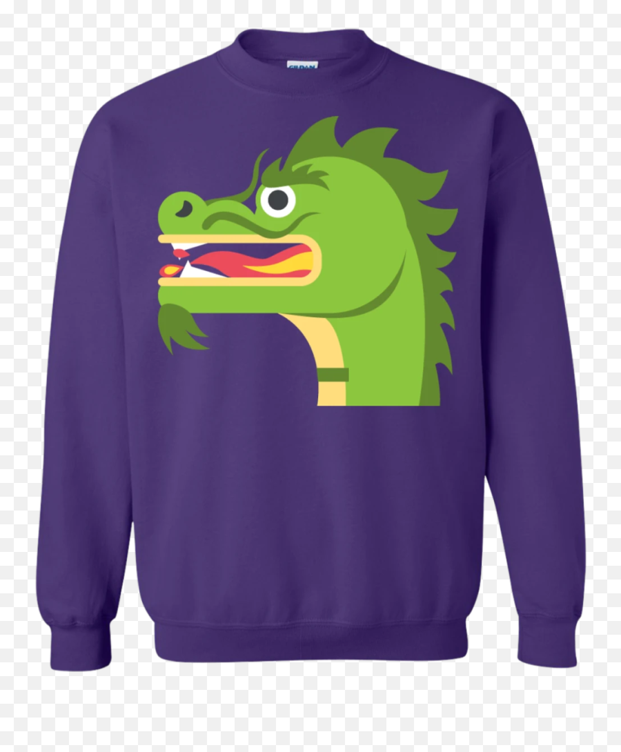 Dragon Face Emoji Sweatshirt,Yawn Emoji