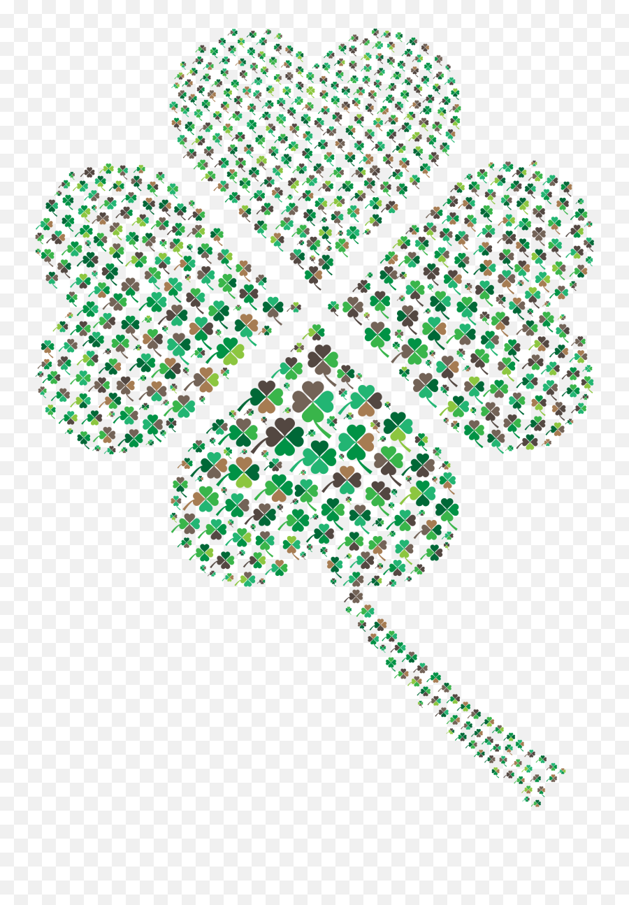 Four Leaf Clover Clipart No Background - Transparent Background Four Leaf Clover Transparent Emoji,4 Leaf Clover Emoji