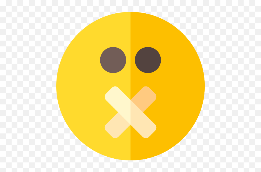 Mute - Circle Emoji,Mute Emoji