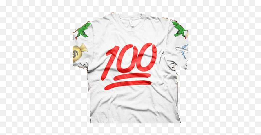 100 Emoji Short Sleeves Royal Galore - T Shirt,100 Emoji Clothing