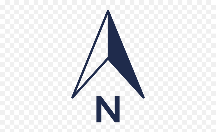 Simple North Arrow Ubication - Transparent Png U0026 Svg Vector File Norte Logo Emoji,North Korea Emoji