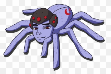 Picture - Widowmaker Spider Art Overwatch Emoji,Weeaboo Emoji