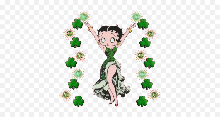 Top Patrick Wood Stickers For Android U0026 Ios Gfycat - Betty Boop Emoji,Leprechaun Emoticons