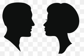 Silhouette Female Man Clip art - Woman Head Face Vector Png Emoji