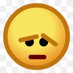Emoticons - Club Penguin Sad Face Emoji