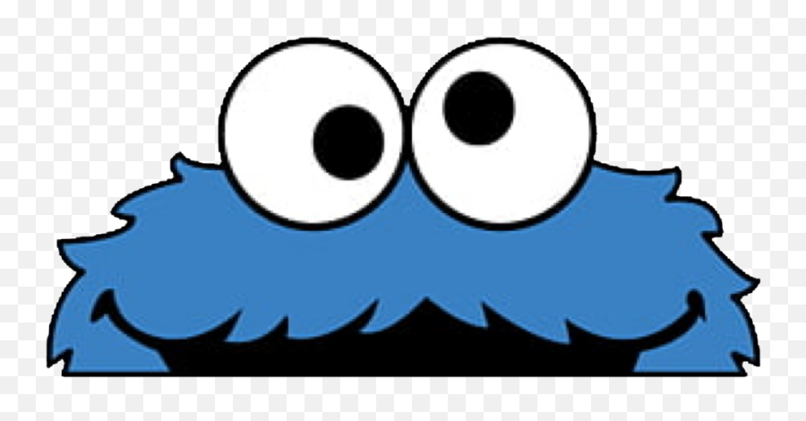 Cookiemonster Cookie Monster Sticker - Cookie Monster Banner Template Emoji,Cookie Monster Emoji