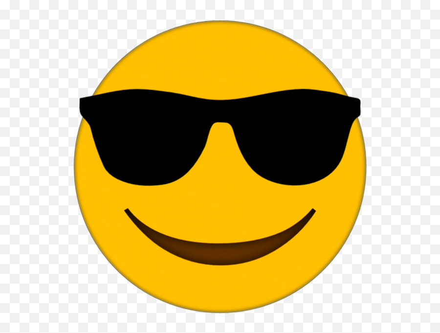 Sunglasses Transparent Emoji Free - Emoji Smile Happy Face,Sunglasses Emoji Transparent