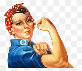 Rosie The Riveter Jpg Transparent - Made Rosie The Riveter Emoji,Rosie The Riveter Emoji