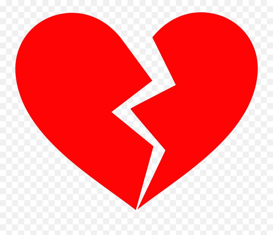 Broken Heart Clipart Png - Broken Heart Emoji,Heartbreak Emoji
