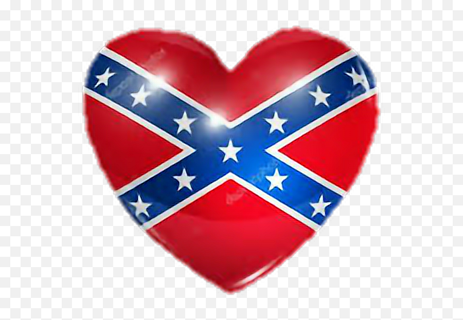 Heart Confederate Love Rebel Southern - Confederate Flag Emoji,Rebel Flag Emoji