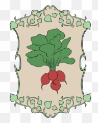 Garden Sign Radish - Flash Card Images Of Tomato With Information Emoji