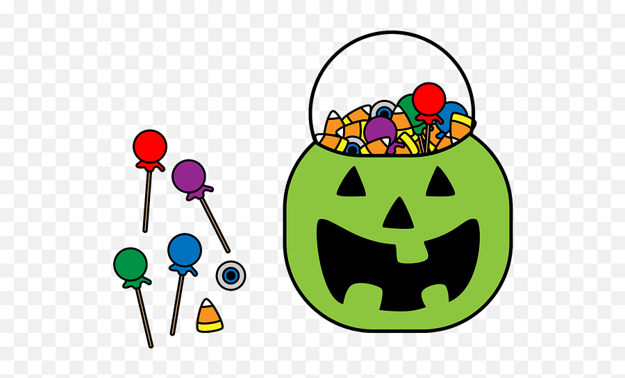 Halloween Kids Halloween Images - Halloween Candy Bucket Clipart Emoji,Skull Gun Knife Emoji