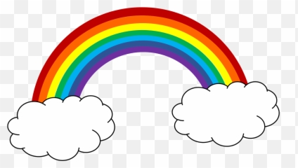 Rainbow Sky Cliparts Free Club - Transparent Png Emoji
