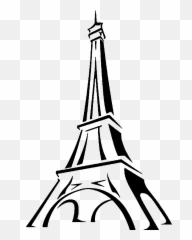 Eiffel Tower Drawing Clip Art - Tour Eiffel Png Emoji,Is There An Eiffel Tower Emoji