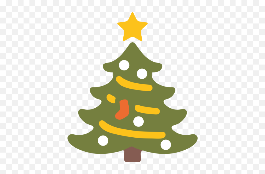 Christmas Tree Emoji - Christmas Tree Emoji Black,Christmas Emojis ...