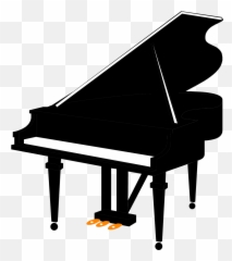 Free Piano Player Silhouette Download - Clip Art Emoji