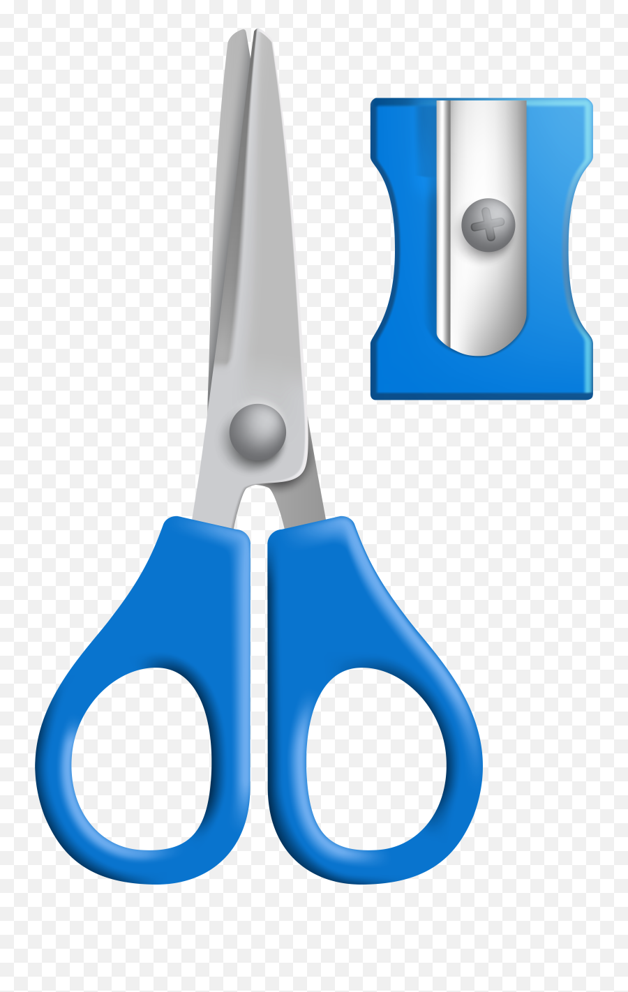 Clipart Scissors Happy Transparent - Scissors And Sharpener Clipart Emoji,Scissors Emoticon