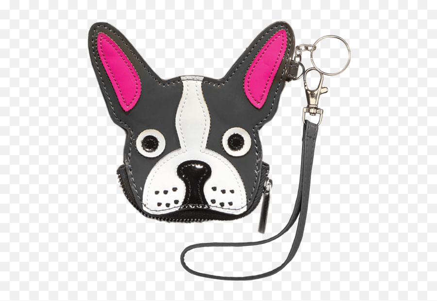 Clip Purse Bulldog Transparent Png - French Bulldog Keychain Emoji,French Bulldog Emoji