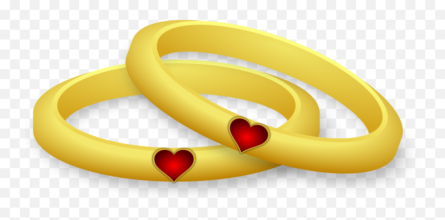 Wedding Ring Png - Gold Transparent Wedding Rings Emoji,Emoji Meanings Two Hands