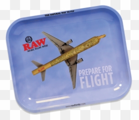 Raw Prepare For Flight Rolling Tray - Raw Papers Emoji,Plane Emoji