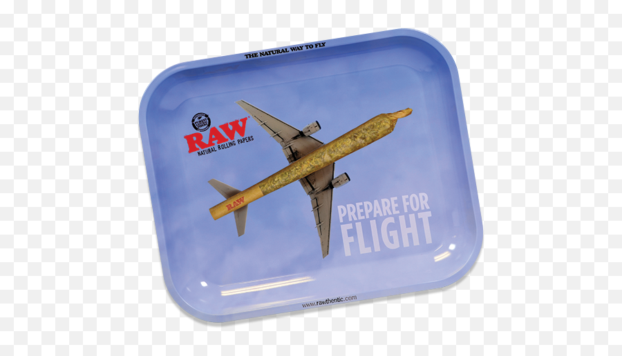 Raw Prepare For Flight Rolling Tray - Raw Papers Emoji,Plane Emoji