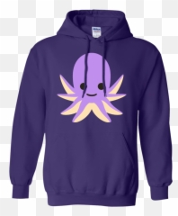 Octopus Emoji Hoodie - No Mom I Can T Pause Fortnite,Octopus Emoji