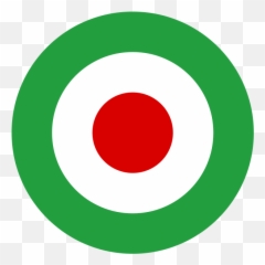 Roundel Of Iran - Italian Air Force Circle Emoji,Iran Flag Emoji