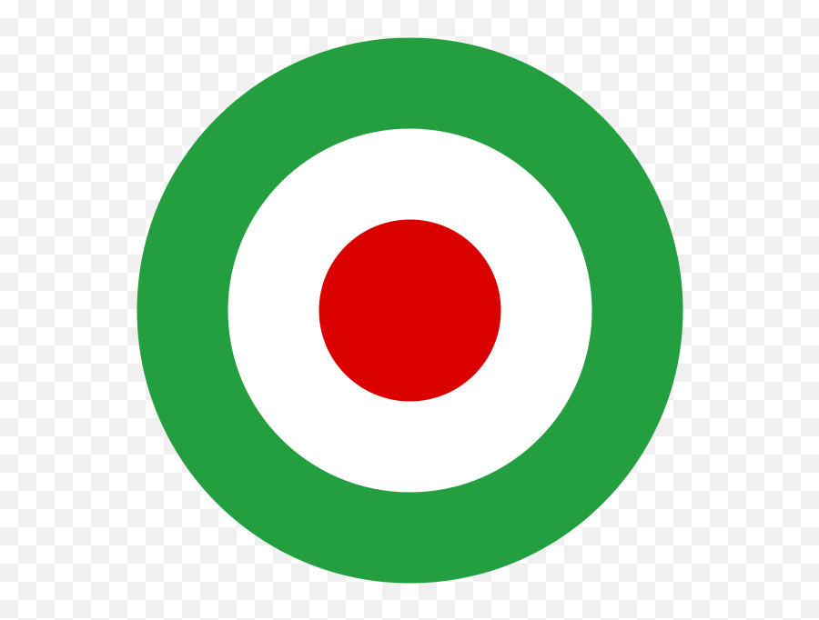 Roundel Of Iran - Italian Air Force Circle Emoji,Iran Flag Emoji