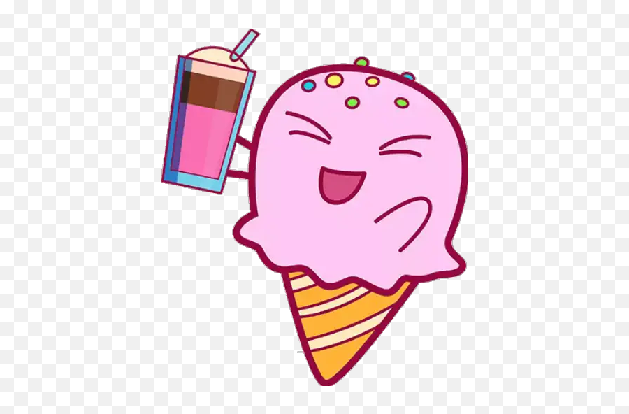Ice Cream Emoji - Crying Ice Cream Cone,Icecream Emoji