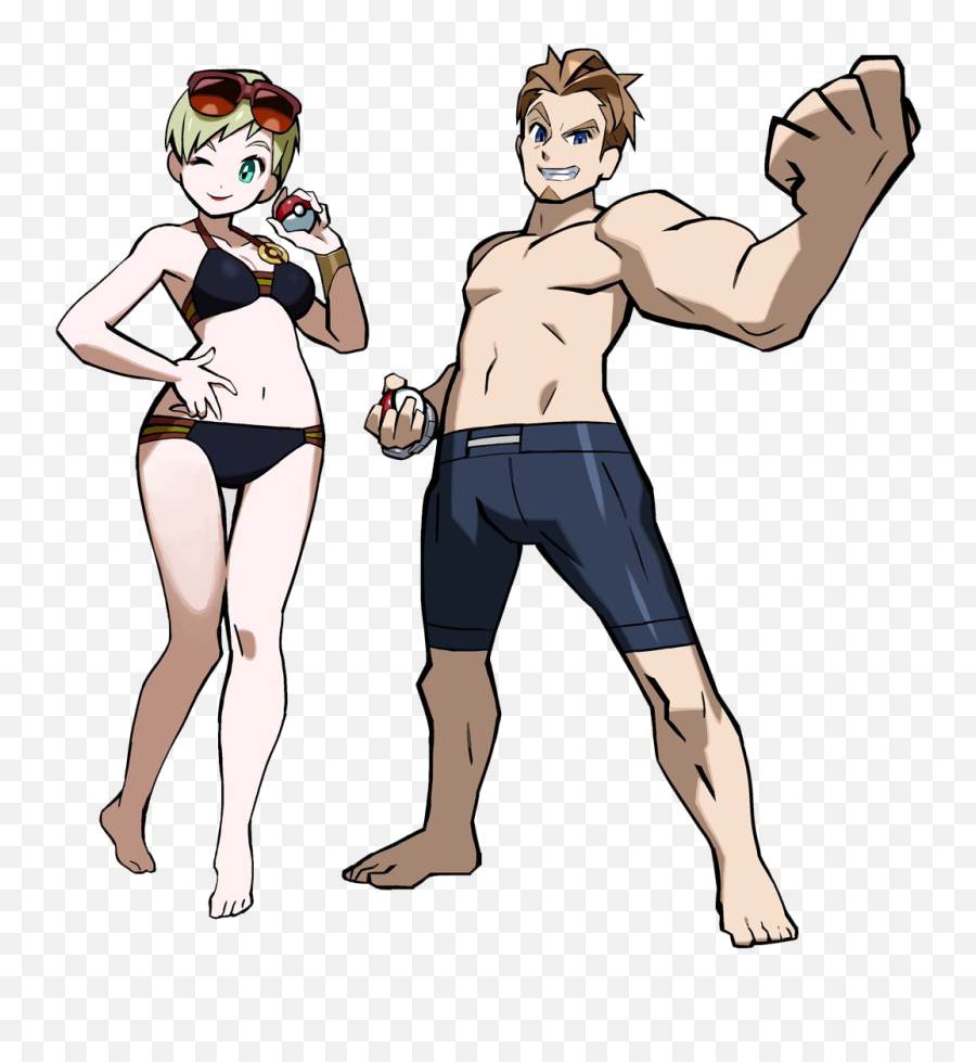 Download Swimmer - Pokemon Sun And Moon Swimmer Emoji,Swimmer Emoji