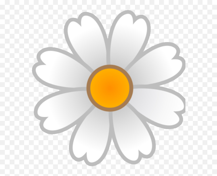 Flower Emoji Sticker Garden Reallybad - White Flower Emoji Png,Garden Emoji